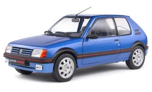 Modellautos Peugeot 205 1/18 Solido GTI 1.9 mettalic blau 1988 Peugeot 205 1/18 Solido GTI 1.9 mettalic blau 1988 modellautos