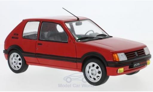 Modellautos Peugeot 205 GTI 1/18 Solido GTI 1.9 rot 1988 Peugeot 205 GTI 1/18 Solido GTI 1.9 rot 1988 modellautos