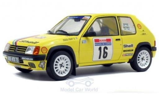 Modellautos Peugeot 205 1/18 Solido Rallye No.16 Rallye WM Tour de Corse 1990 F.Doenlen/E.Merciol Peugeot 205 1/18 Solido Rallye No.16 Rallye WM Tour de Corse 1990 F.Doenlen/E.Merciol modellautos