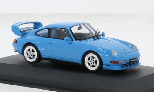 Porsche 993 1/43 Solido 911  RS Clubsport blau 1994 1:43 modellautos
