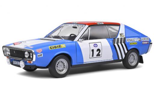 Modellautos Renault 17 1/18 Solido Gordini No.12 Rallye WM Rallye Press on Regardless 1974 J-L.Therier/C.Delferier Renault 17 1/18 Solido Gordini No.12 Rallye WM Rallye Press on Regardless 1974 J-L.Therier/C.Delferier modellautos
