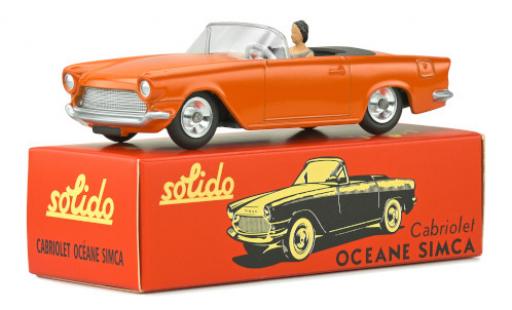 Modellautos Simca Oceane 1/43 Solido orange avec figurine Simca Oceane 1/43 Solido orange avec figurine modellautos