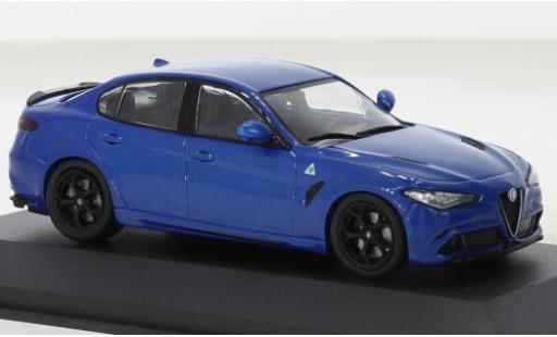 Modellautos Alfa Romeo Giulia 1/43 Solido Quadrifoglio metallise bleu 2019 Alfa Romeo Giulia 1/43 Solido Quadrifoglio metallise bleu 2019 modellautos