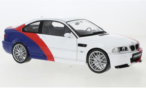 Bmw M3 1/18 Solido (E46) blanche/Décorer 2000 modellautos