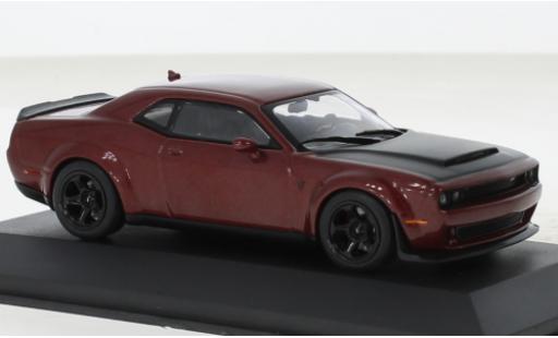Modellautos Dodge Challenger 1/43 Solido SRT Demon V8 6.2 metallise rouge foncé 2018 Dodge Challenger 1/43 Solido SRT Demon V8 6.2 metallise rouge foncé 2018 modellautos