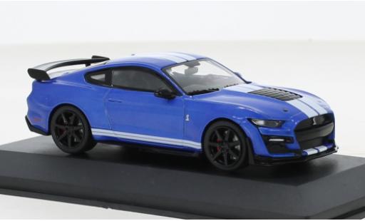 Shelby GT 500 1/43 Solido Ford Mustang Fast Track metallise blau/weiss 2020 modellautos