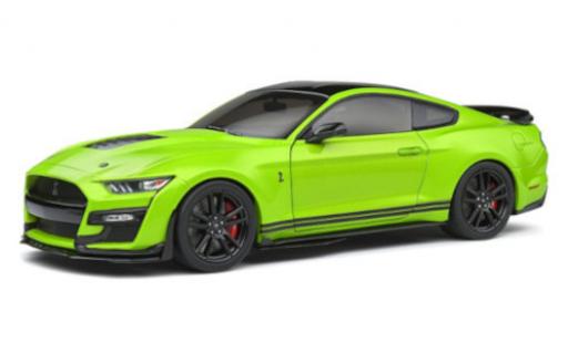 Modellautos Shelby GT 500 1/18 Solido Ford Mustang mettalic la chaux 2020 Shelby GT 500 1/18 Solido Ford Mustang mettalic la chaux 2020 modellautos