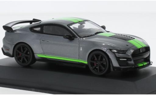Modellautos Shelby GT 500 1/43 Solido Ford Mustang rapide Track metallise gris/la chaux 2020 Shelby GT 500 1/43 Solido Ford Mustang rapide Track metallise gris/la chaux 2020 modellautos