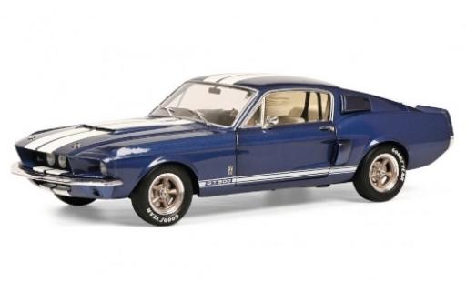 Modellautos Shelby Mustang 1/18 Solido Ford GT 500 metallise bleu/blanche 1967 Shelby Mustang 1/18 Solido Ford GT 500 metallise bleu/blanche 1967 modellautos
