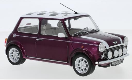 Modellautos Mini Cooper 1/18 Solido 1.3i Sport Pack metallise lila/Décorer 1997 Mini Cooper 1/18 Solido 1.3i Sport Pack metallise lila/Décorer 1997 modellautos
