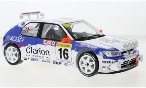 Modellautos Peugeot 306 1/18 Solido Maxi No.16 Rallye WM Rally Monte Carlo 1998 Peugeot 306 1/18 Solido Maxi No.16 Rallye WM Rally Monte Carlo 1998 modellautos