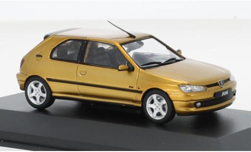 Modellautos Peugeot 306 1/43 Solido S16 doré 1998 Peugeot 306 1/43 Solido S16 doré 1998 modellautos