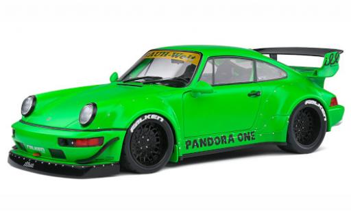 Porsche 991 RWB 1/18 Solido 911 (964) matt-grün Pandora One 2011 modellautos