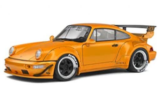 Porsche 991 RWB 1/18 Solido 911 (964) metallise orange HIBIKI 2016 modellautos