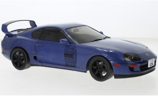 Modellautos Toyota Supra 1/18 Solido MK4 (A80) metallise bleu 1993 Toyota Supra 1/18 Solido MK4 (A80) metallise bleu 1993 modellautos