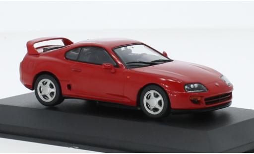 Toyota Supra 1/43 Solido MK4 (A80) rouge 2001 modellautos