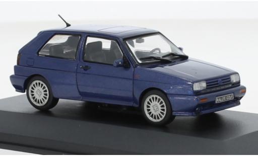 Volkswagen Golf 1/43 Solido II Rally metallise bleu 1990 modellautos