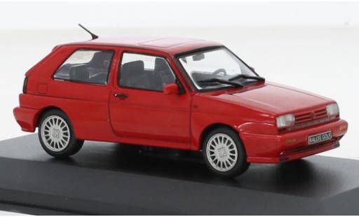 Volkswagen Golf 1/43 Solido II Rally rouge 1990 modellautos