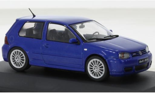 Volkswagen Golf 1/43 Solido IV R32 metallise bleu 2003 modellautos