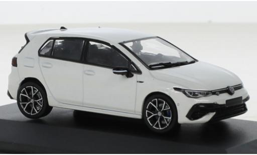 Volkswagen Golf 1/43 Solido VIII R metallise weiss 2021 modellautos