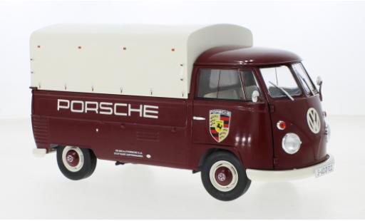 Modellautos Volkswagen T1 1/18 Solido Pritsche Porsche Service 1950 Volkswagen T1 1/18 Solido Pritsche Porsche Service 1950 modellautos