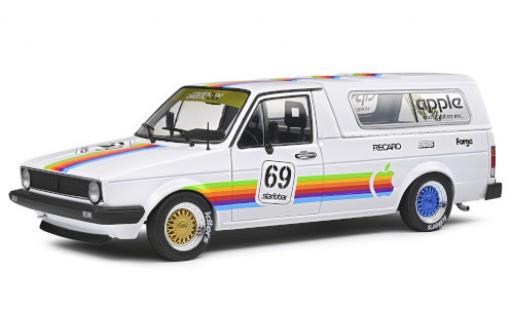 Modellautos Volkswagen Caddy 1/18 Solido MkI Custom weiss/Dekor Apple Computer 1982 No.69 935 K3 Tribute Volkswagen Caddy 1/18 Solido MkI Custom weiss/Dekor Apple Computer 1982 No.69 935 K3 Tribute modellautos