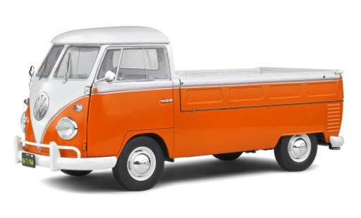Modellautos Volkswagen T1 1/18 Solido Pritsche orange/weiss 1950 Volkswagen T1 1/18 Solido Pritsche orange/weiss 1950 modellautos
