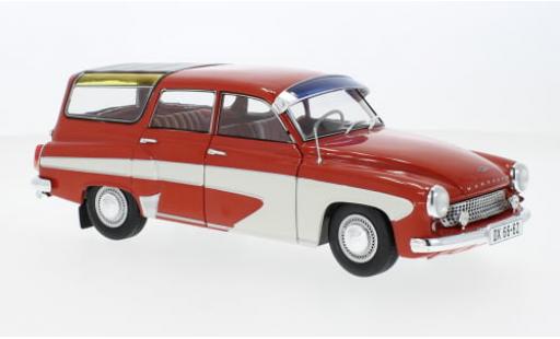 Wartburg 312 1/18 Solido Camping rot/weiss 1965 1:18 modellautos