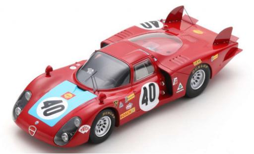 Modellautos Alfa Romeo 33 1/18 Spark /2 No.40 24h Le Mans 1968 M.Casoni/G.Biscaldi Alfa Romeo 33 1/18 Spark /2 No.40 24h Le Mans 1968 M.Casoni/G.Biscaldi modellautos