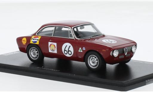 Alfa Romeo GT 1/43 Spark A No.66 Team Hong Kong GP Singapur 1966 1:43 modellautos