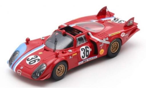 Modellautos Alfa Romeo T33 1/43 Spark /2 No.36 24h Le Mans 1969 T.Pilette/R.Slotemaker Alfa Romeo T33 1/43 Spark /2 No.36 24h Le Mans 1969 T.Pilette/R.Slotemaker modellautos