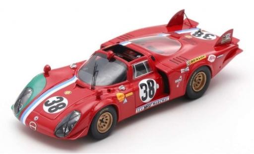 Modellautos Alfa Romeo T33 1/43 Spark /2 No.38 24h Le Mans 1969 G.Gosselin/C.Bourgoignie Alfa Romeo T33 1/43 Spark /2 No.38 24h Le Mans 1969 G.Gosselin/C.Bourgoignie modellautos