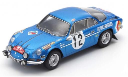 Modellautos Alpine A110 1/43 Spark No.12 Rally Monte Carlo 1971 B.Darniche/C.Robertet Alpine A110 1/43 Spark No.12 Rally Monte Carlo 1971 B.Darniche/C.Robertet modellautos