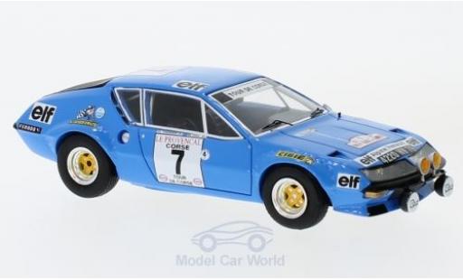 Modellautos Alpine A310 1/43 Spark No.7 Rallye WM Rallye Tour de Corse 1974 J-L.Therier/N.Vial Alpine A310 1/43 Spark No.7 Rallye WM Rallye Tour de Corse 1974 J-L.Therier/N.Vial modellautos