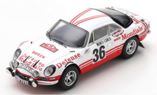 Modellautos Alpine A110 1/43 Spark Renault 1600 S No.36 Defense Mondiale Rally Monte Carlo 1973 B.Wollek/P.Thimonier Alpine A110 1/43 Spark Renault 1600 S No.36 Defense Mondiale Rally Monte Carlo 1973 B.Wollek/P.Thimonier modellautos