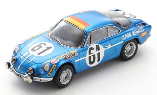 Modellautos Alpine A110 1/43 Spark Renault No.61 24h Le Mans 1968 M.Nusbaumer/J.Bourdon Alpine A110 1/43 Spark Renault No.61 24h Le Mans 1968 M.Nusbaumer/J.Bourdon modellautos