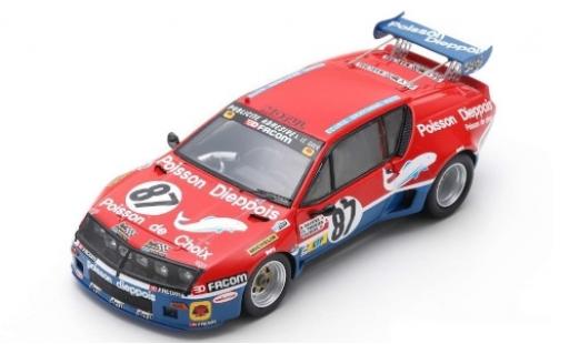 Modellautos Alpine A310 1/43 Spark Renault No.87 24h Le Mans 1977 J-L.Therier/B.Decure/Cochise Alpine A310 1/43 Spark Renault No.87 24h Le Mans 1977 J-L.Therier/B.Decure/Cochise modellautos