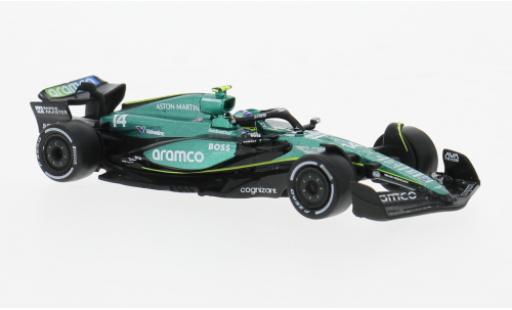 Aston Martin AMR2 1/64 Spark 4 No.14 Aramco F1 Team Aramco Formel 1 2024 1:64 modellautos