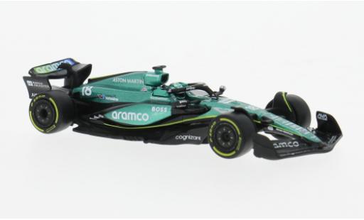 Aston Martin AMR2 1/64 Spark 4 No.18 Aramco F1 Team Aramco Formel 1 2024 1:64 modellautos