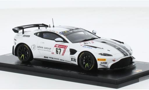 Modellautos Aston Martin V8 Vantage GT4 1/43 Spark Vantage AMR GT4 No.67 Dörr Motorsport 24h Nürburgring 2023 1:43 Aston Martin V8 Vantage GT4 1/43 Spark Vantage AMR GT4 No.67 Dörr Motorsport 24h Nürburgring 2023 1:43 modellautos