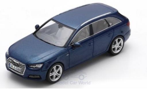Modellautos Audi A4 1/43 Spark Avant mettalic blau 2016 Audi A4 1/43 Spark Avant mettalic blau 2016 modellautos