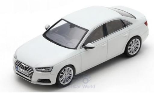 Audi A4 1/43 Spark weiss 2016 modellautos