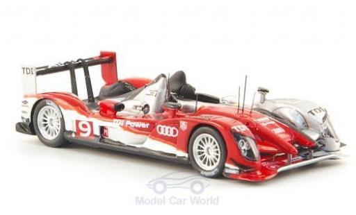Audi R15 1/87 Spark TDI + No.9 Sport Nordamerika 24h Le Mans 2010 T.Bernhard/R.Dumas/M.Rockenfeller modellautos