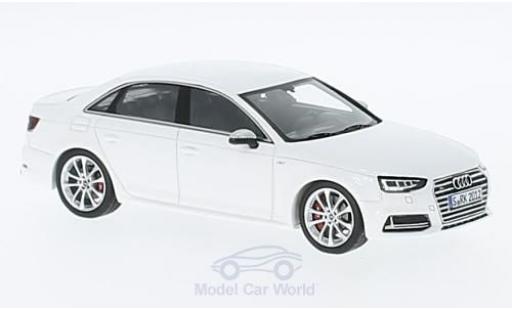 Audi S4 1/43 Spark weiss 2016 modellautos