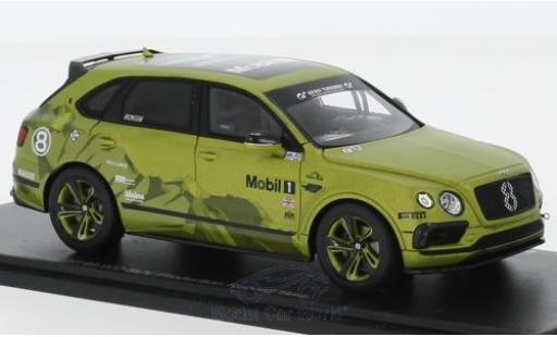 Bentley Bentayga 1/43 Spark No.8 Pikes Peak Hill Climb 2018 SUV Production Record Time 10:49.902 R.Millen/C.Facetti modellautos
