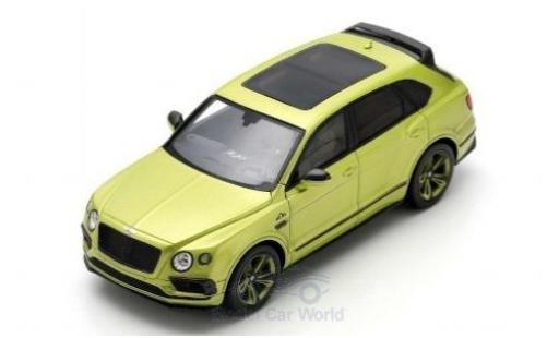 Bentley Bentayga 1/43 Spark Pikes Peak Limited Edition mettalic grün 2018 by Mulliner modellautos