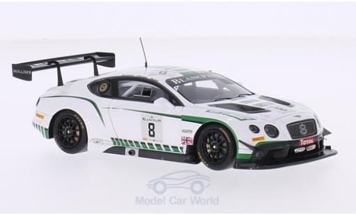 Modellautos Bentley Continental T 1/43 Spark GT3 RHD No.8 M-Sport 24h Spa 2015 M.Buhk/M.Soulet/A.Soucek Bentley Continental T 1/43 Spark GT3 RHD No.8 M-Sport 24h Spa 2015 M.Buhk/M.Soulet/A.Soucek modellautos