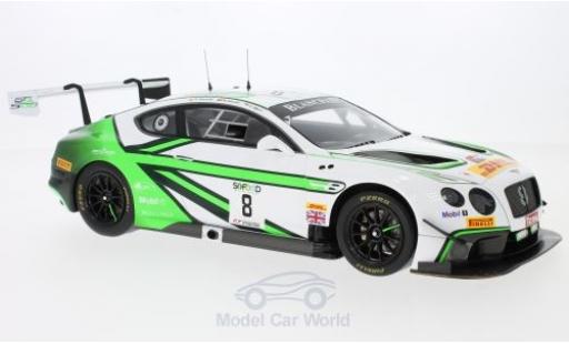 Modellautos Bentley Continental T 1/18 Spark GT3 RHD No.8 Team M-Sport 24h Spa 2017 M.Soulet/V.Abril/A.Soucek Bentley Continental T 1/18 Spark GT3 RHD No.8 Team M-Sport 24h Spa 2017 M.Soulet/V.Abril/A.Soucek modellautos