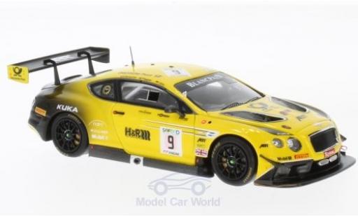 Modellautos Bentley Continental T 1/43 Spark GT3 RHD No.9 Team ABT Deutsche Post 24h Spa 2017 C.Jöns/J.Pepper/N.Verdonck Bentley Continental T 1/43 Spark GT3 RHD No.9 Team ABT Deutsche Post 24h Spa 2017 C.Jöns/J.Pepper/N.Verdonck modellautos