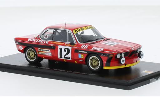 Modellautos Bmw 3.0 1/43 Spark CSi No.12 24h Spa 1974 1:43 Bmw 3.0 1/43 Spark CSi No.12 24h Spa 1974 1:43 modellautos